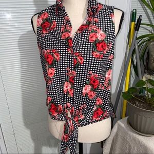 Dolly and Esther size large floral print top